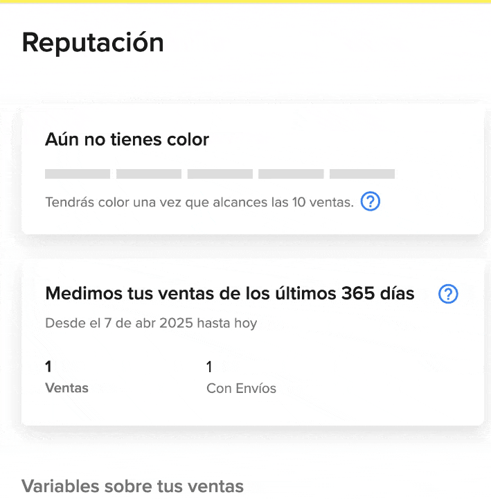 Mercado Libre Reputation - Mobile Optimization