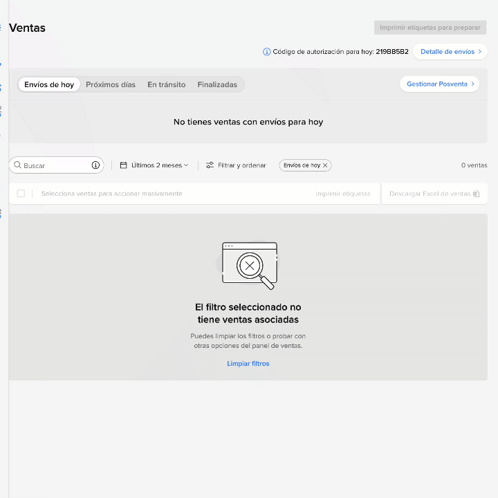 Mercado Libre Sales - Unified Seller Experience